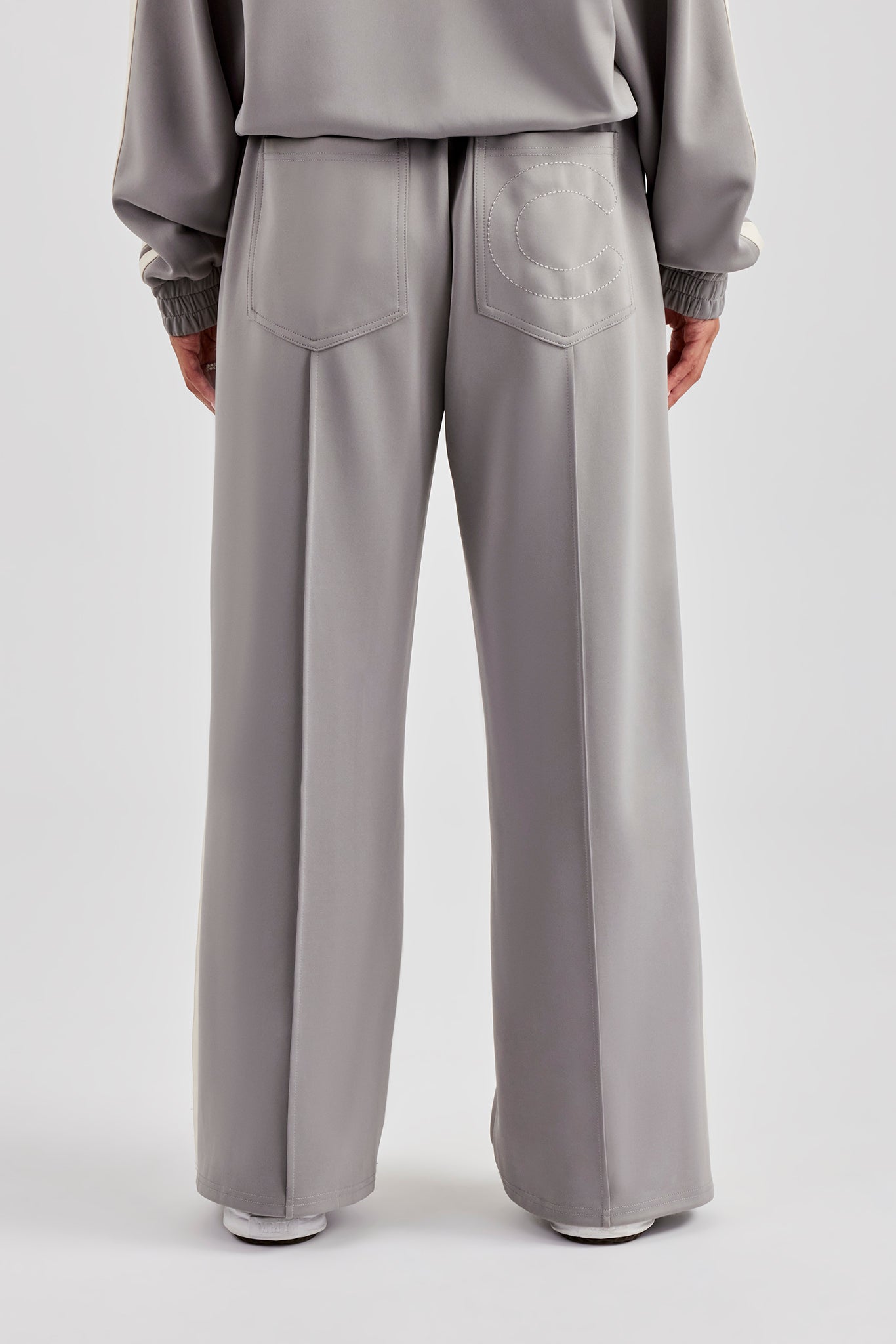 Taping Hooded Tracksuit - Grey