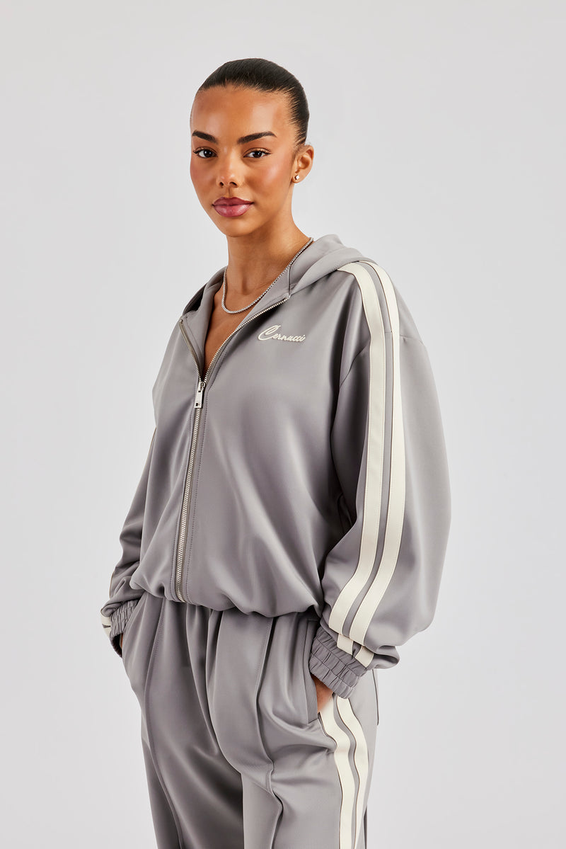 Taping Hooded Tracksuit - Grey