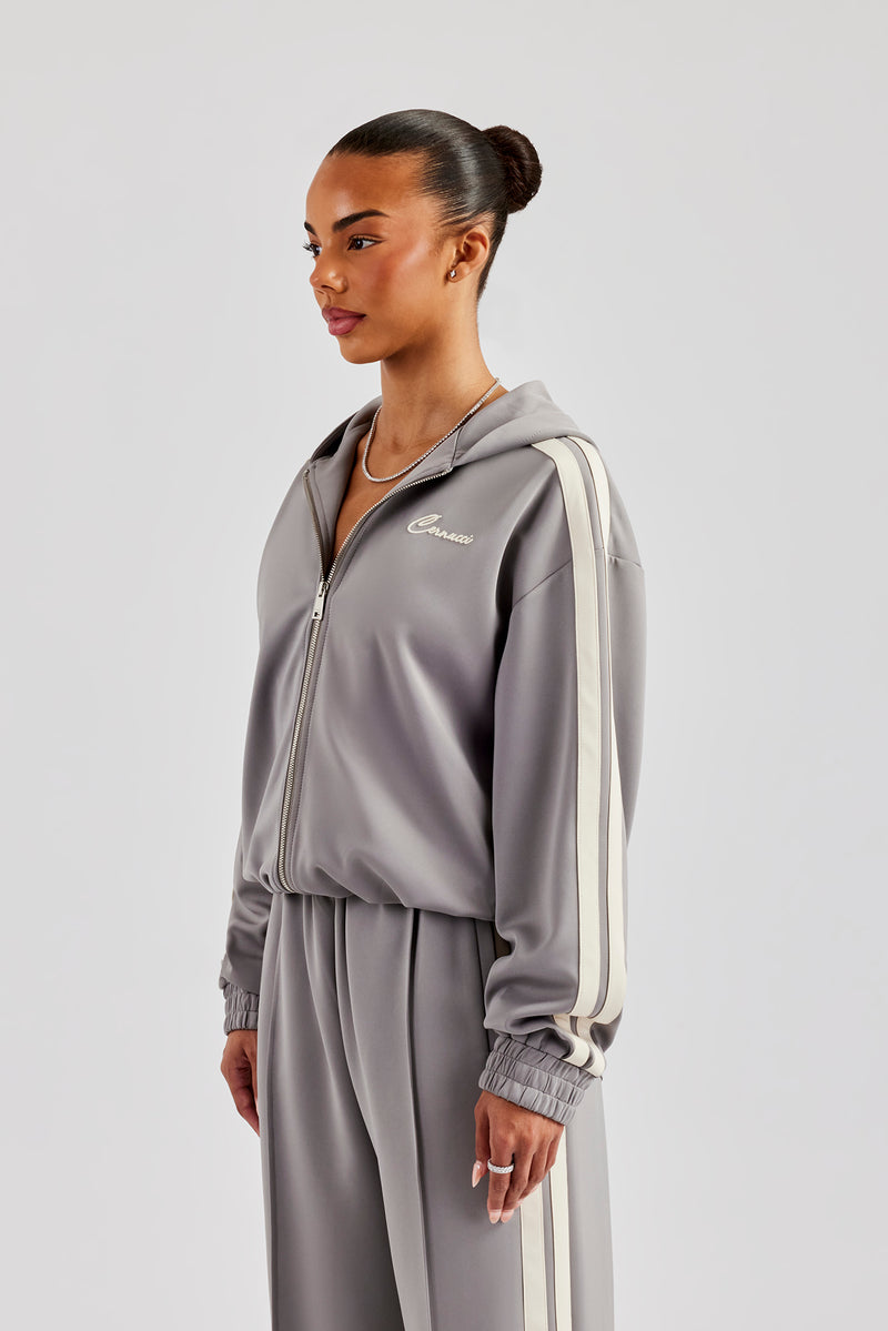 Taping Hooded Tracksuit - Grey