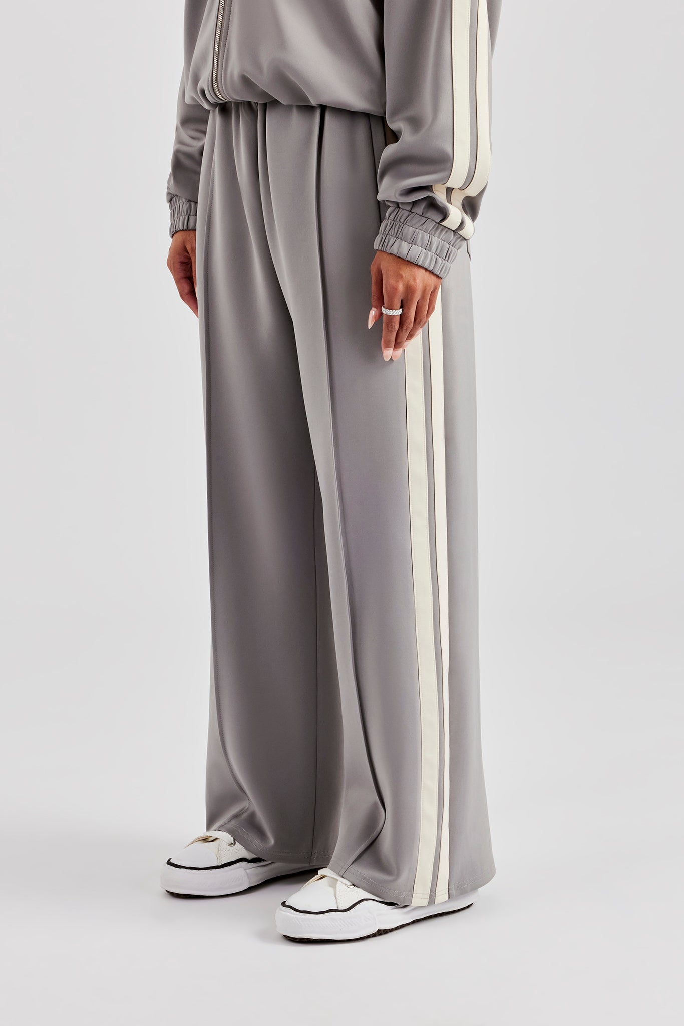 Taping Hooded Tracksuit - Grey