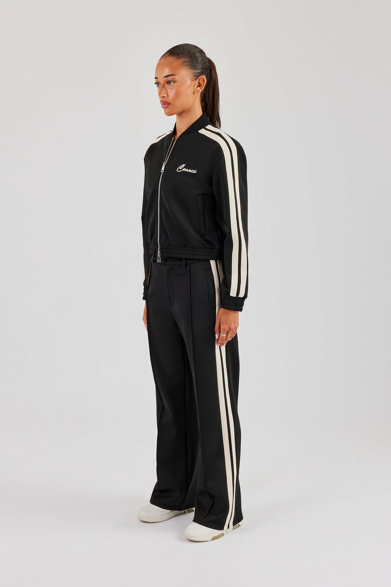 Taping Bomber Jacket & Tailored Trousers - Black