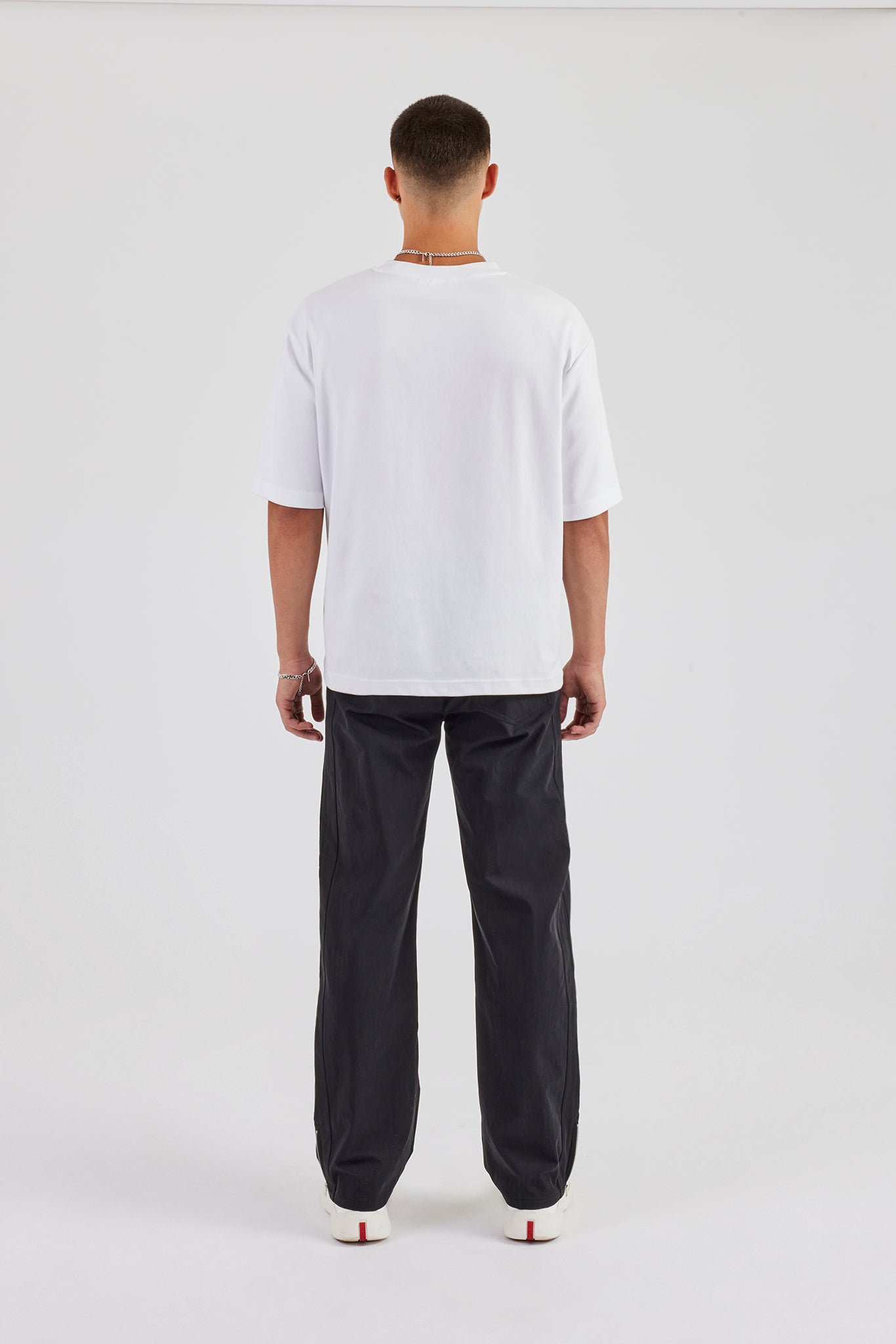 Trainingshose aus gebondetem Nylon - Schwarz