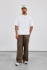 Washed Baggy Jogger - Brown