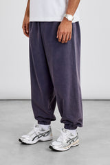 Washed Cuffed Jogger - Navy