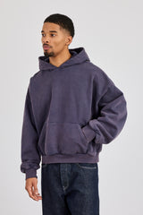 Washed Hoodie - Navy