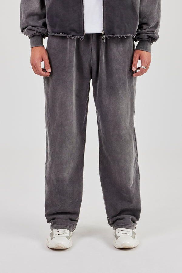 Relaxed Jogger mit Waschung - Grau
