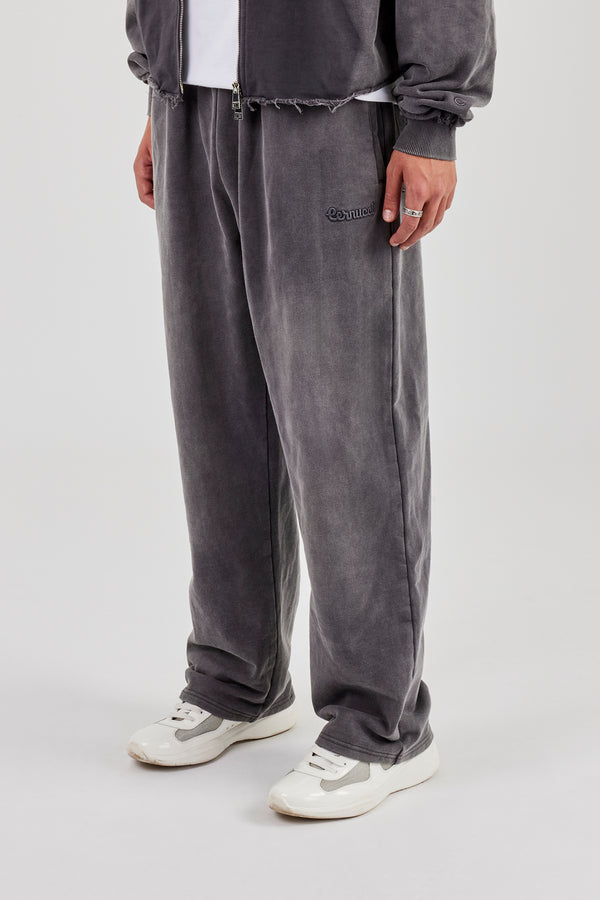 Relaxed Jogger mit Waschung - Grau