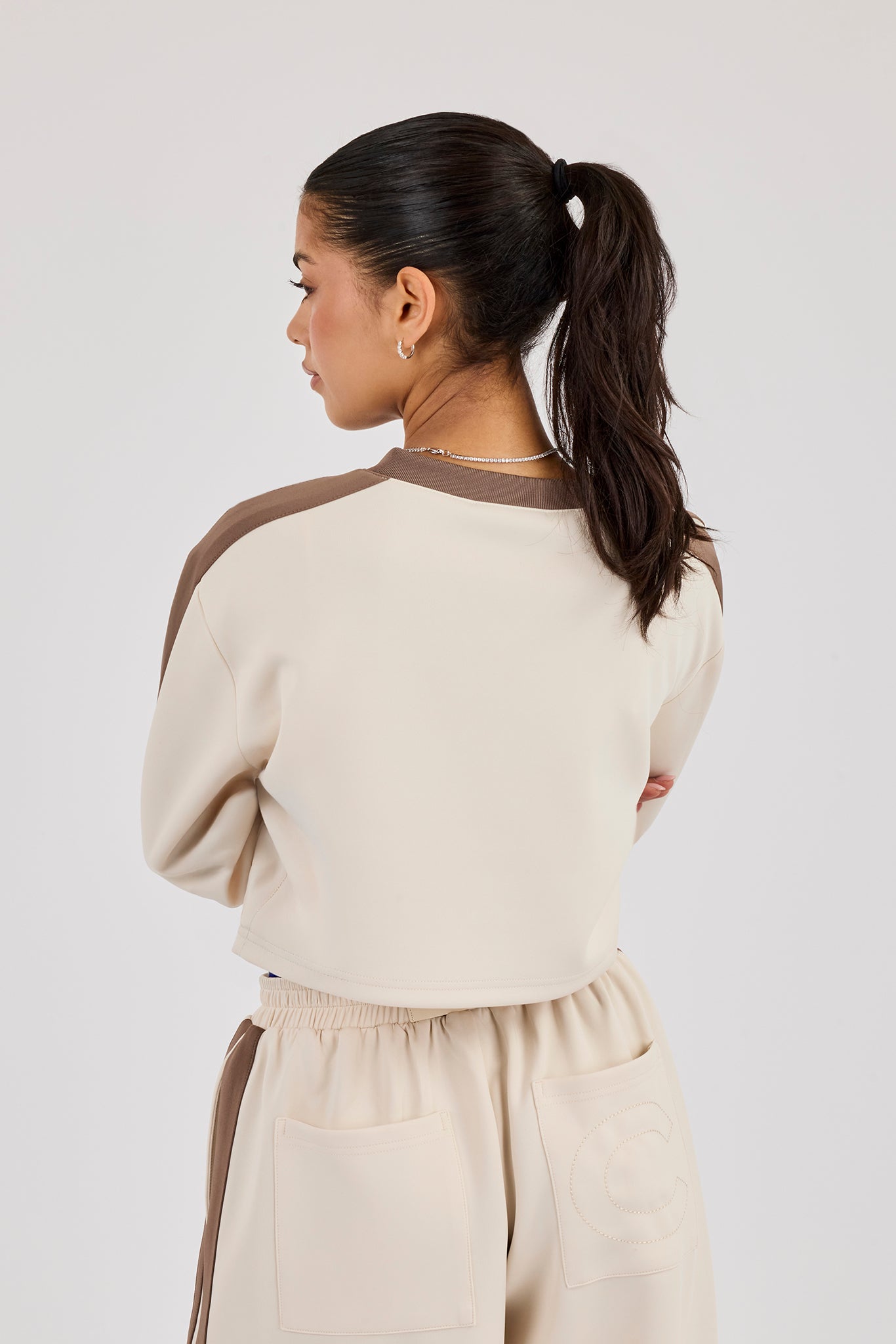 Cropped Football Top - Off White