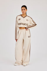 Cropped Football Top - Off White