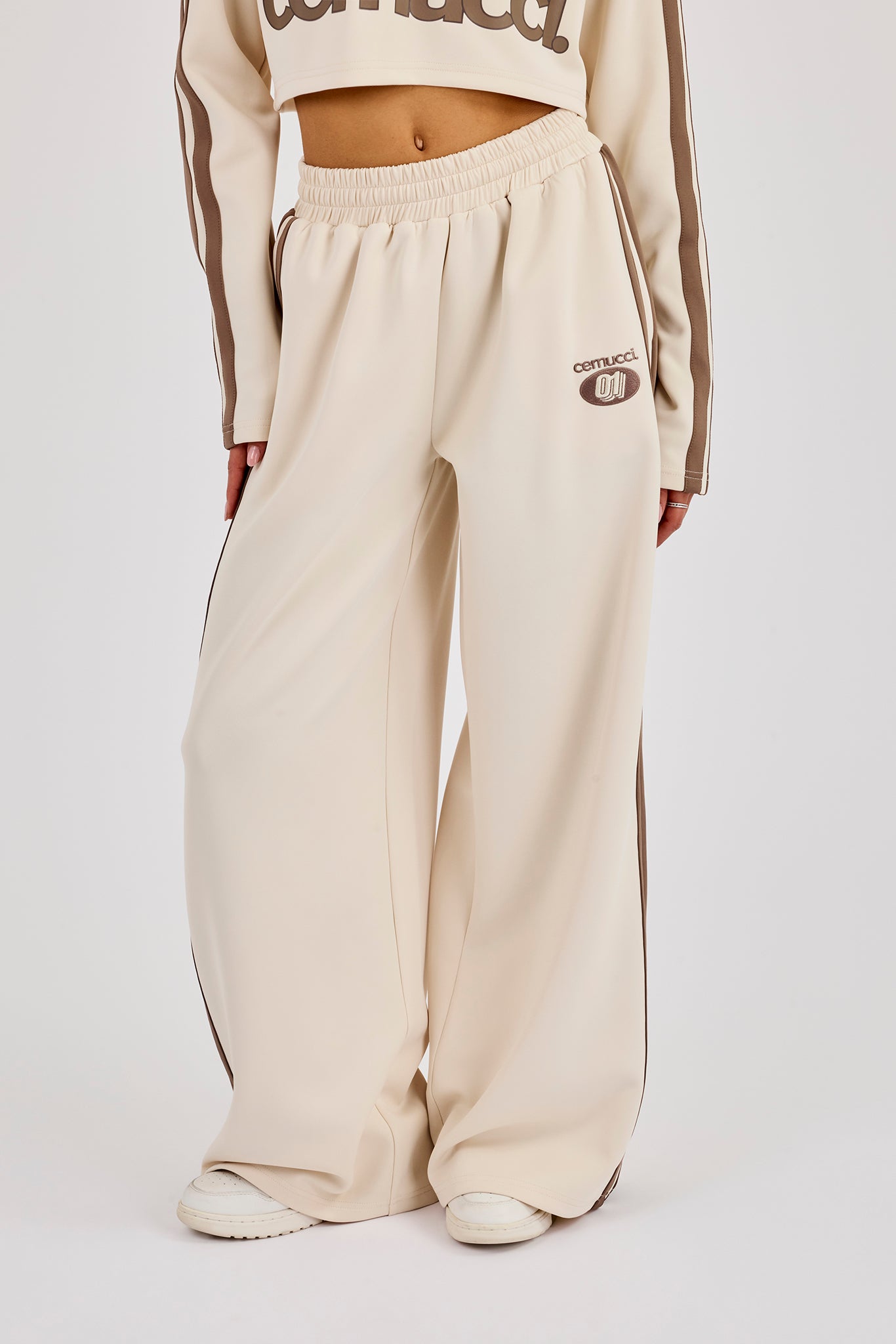 Baggy Jogginghose mit Ziernähten – Off-White