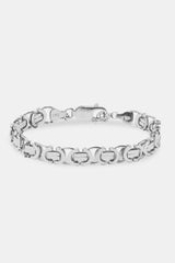 Poliertes byzantinisches Armband – 7 mm