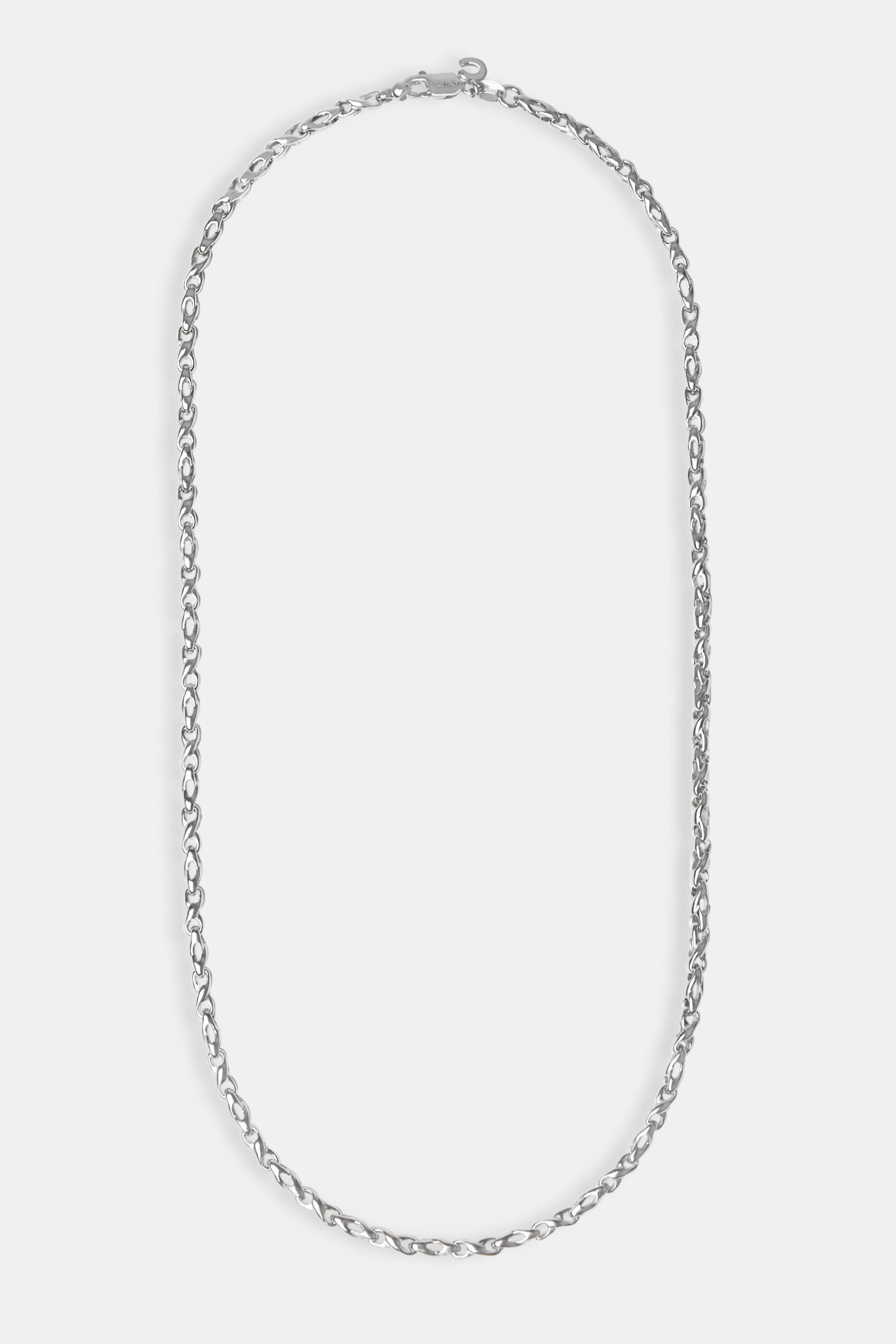 Polished 3D Infinity Chain - 3mm