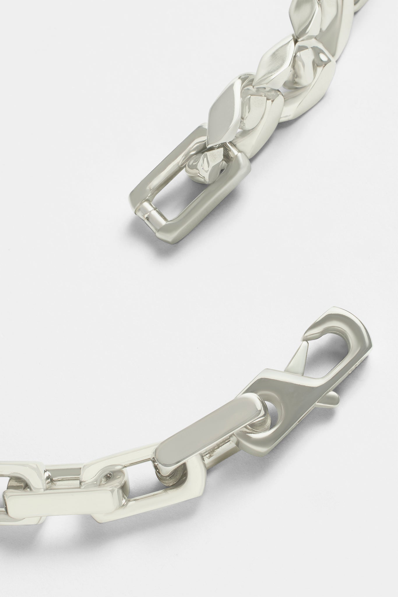 Kubanische Kette mit farbigem Emaille und Gliedermix