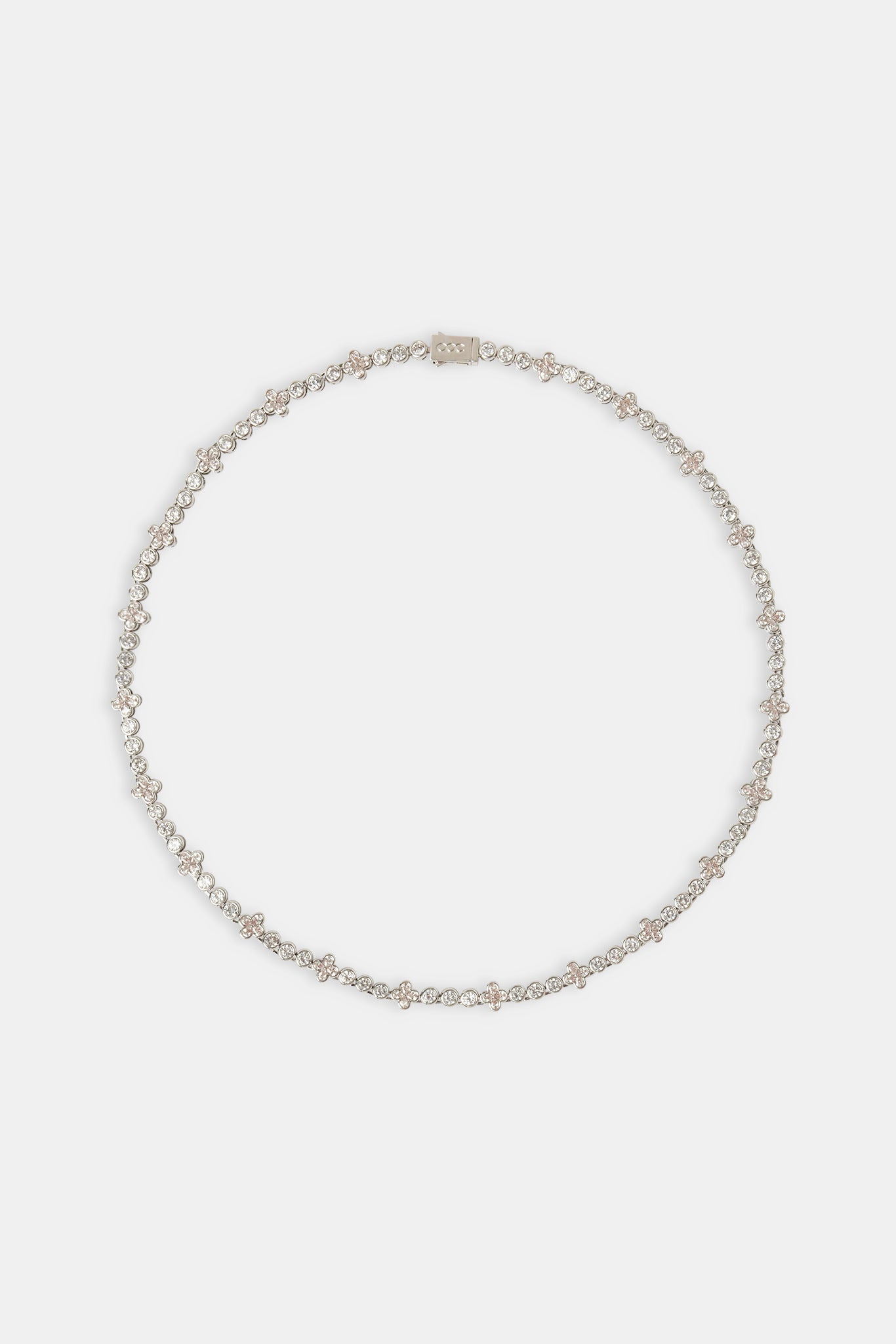 Kette mit Blumenmotiv im Eisdesign – 8 mm