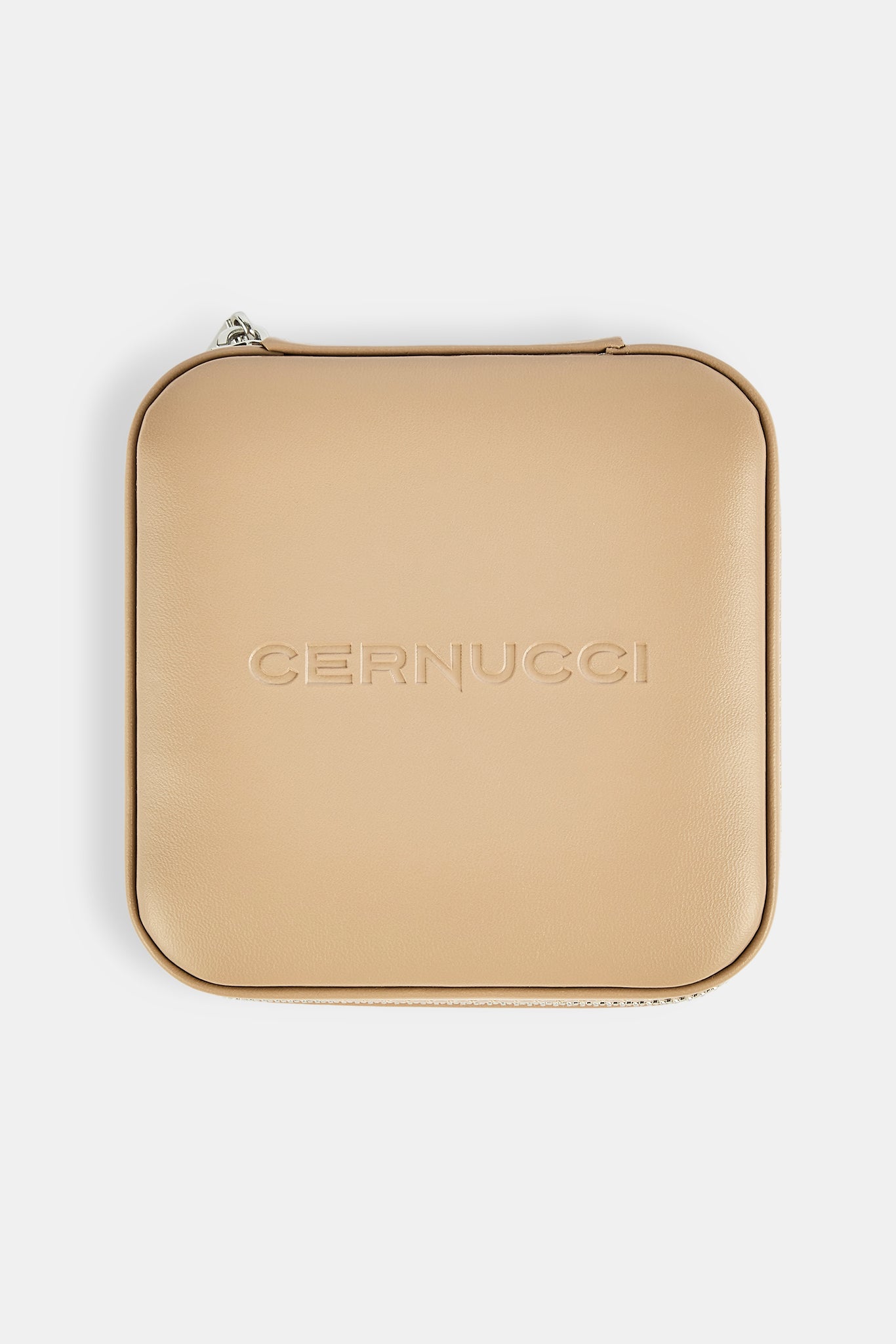 Cernucci Jewellery Travel Case - Beige