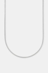 Polished Circular Franco Chain - 3mm