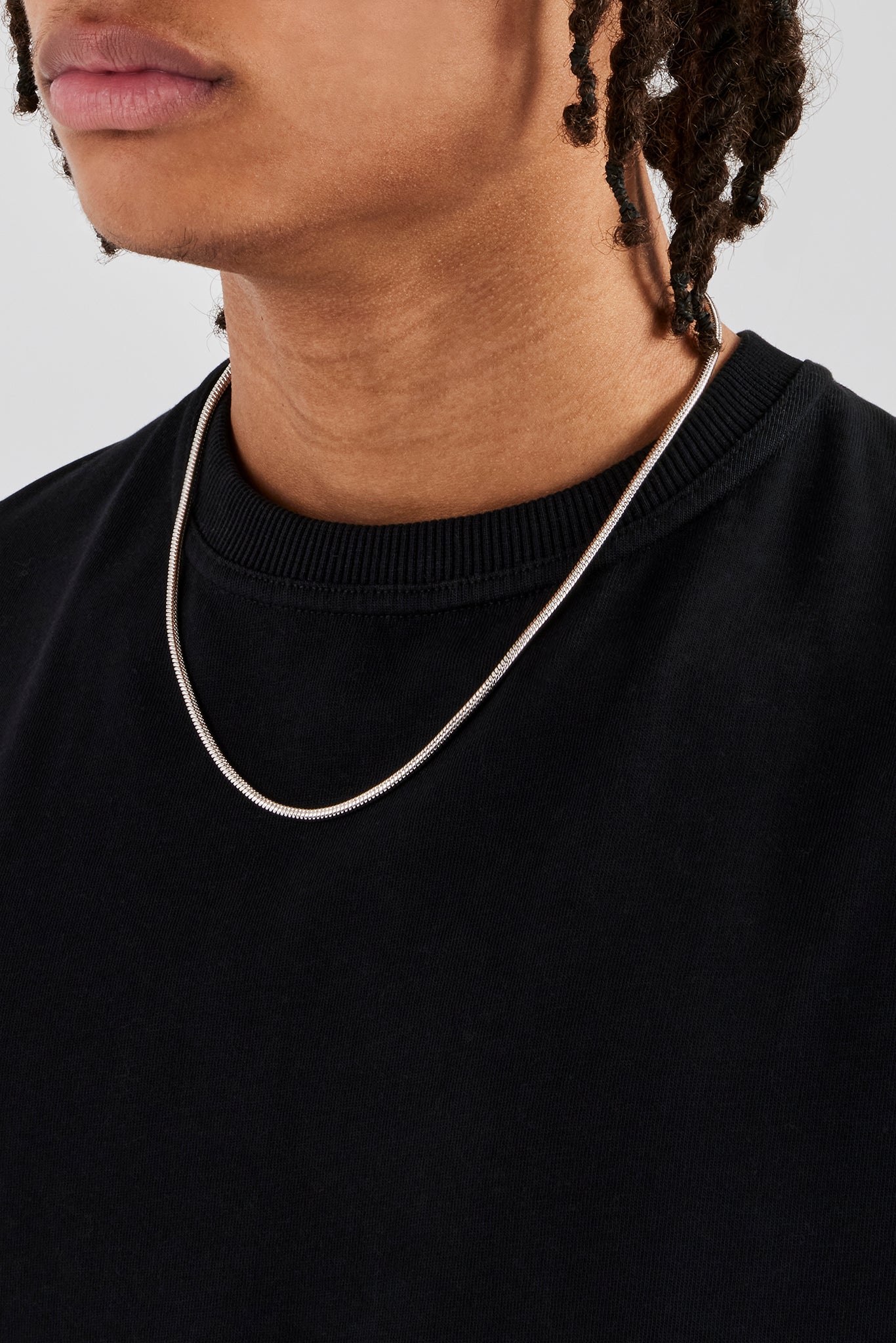 Polished Circular Franco Chain - 3mm