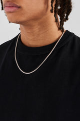 Polished Circular Franco Chain - 3mm