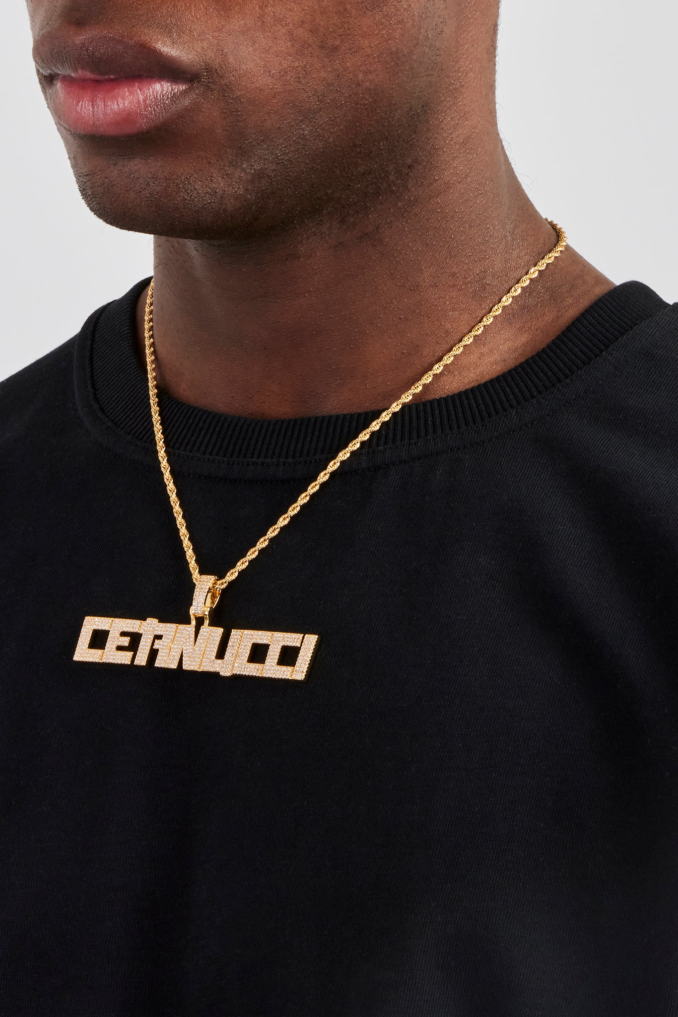 Samurai-Schriftanhänger – 15 mm – Gold