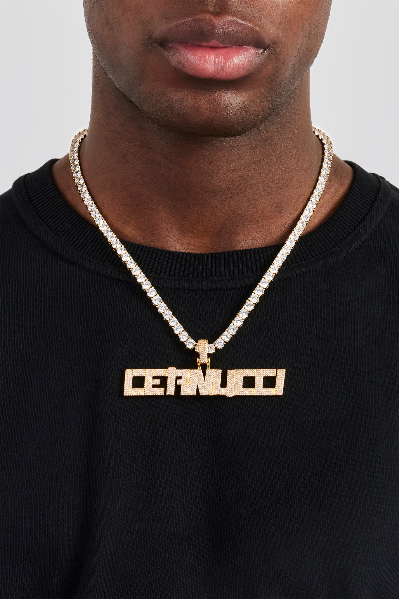 Samurai-Schriftanhänger – 15 mm – Gold