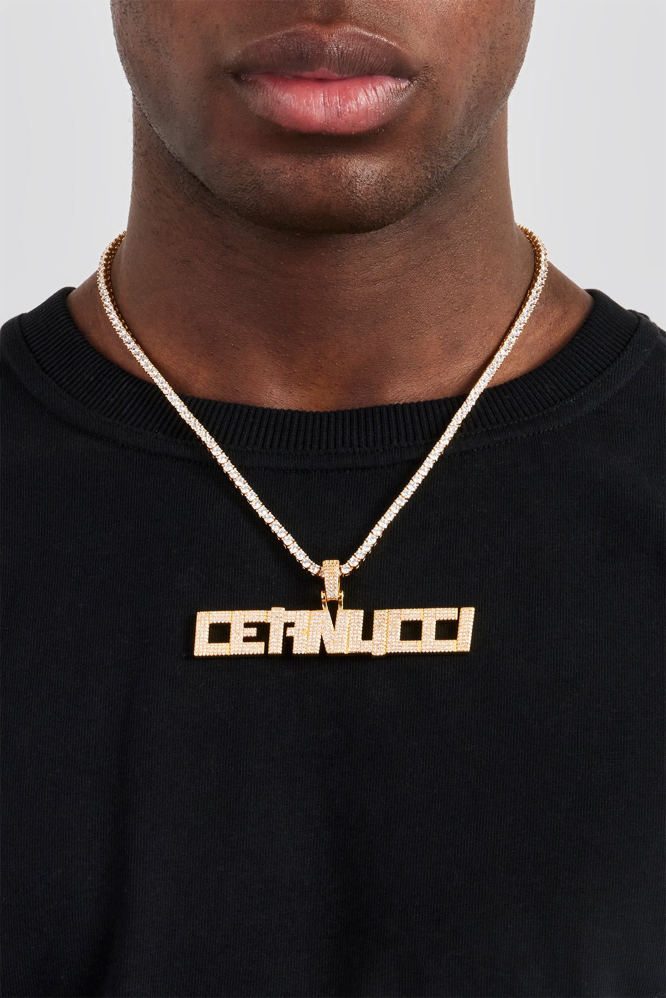 Samurai-Schriftanhänger – 15 mm – Gold