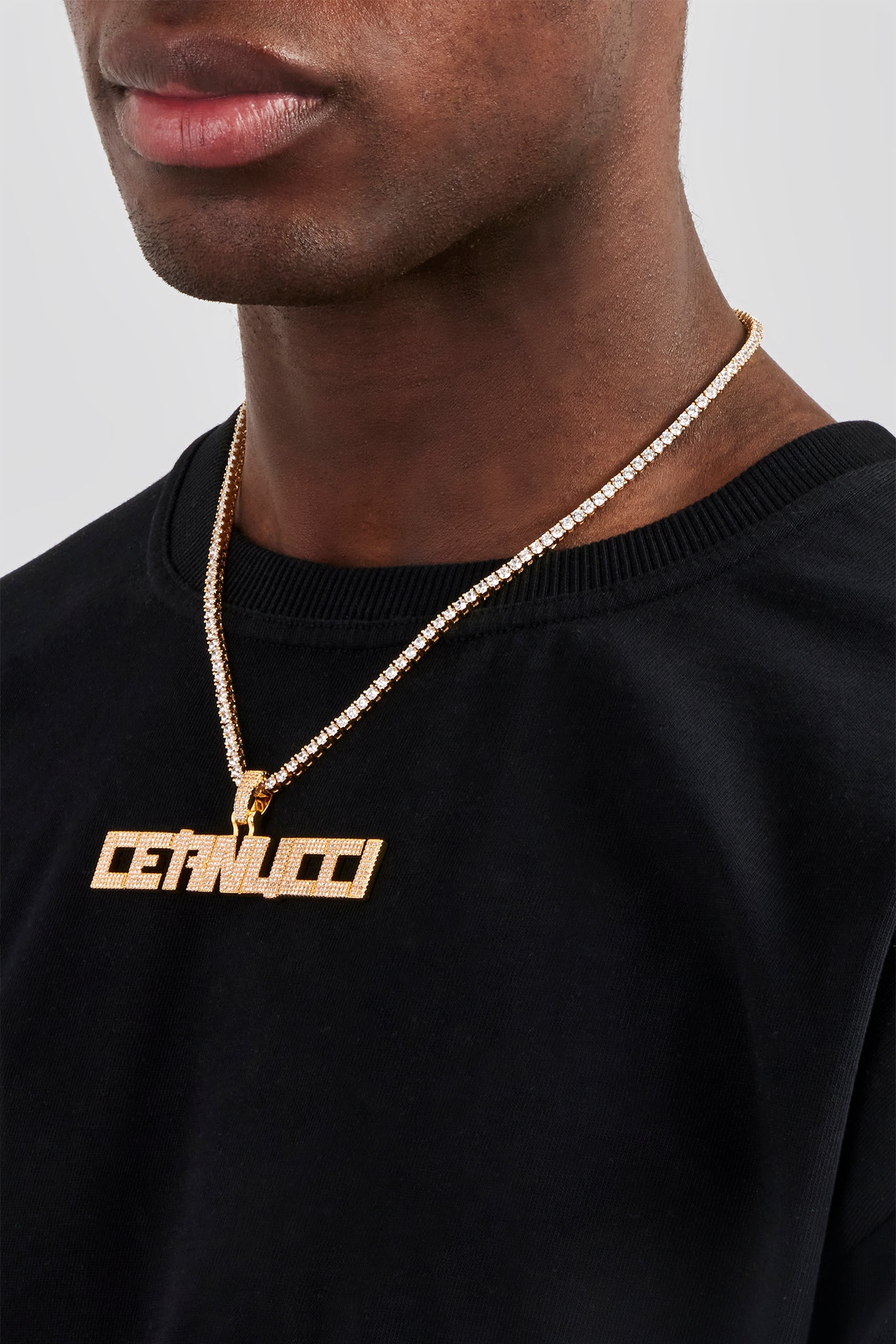 Samurai-Schriftanhänger – 15 mm – Gold