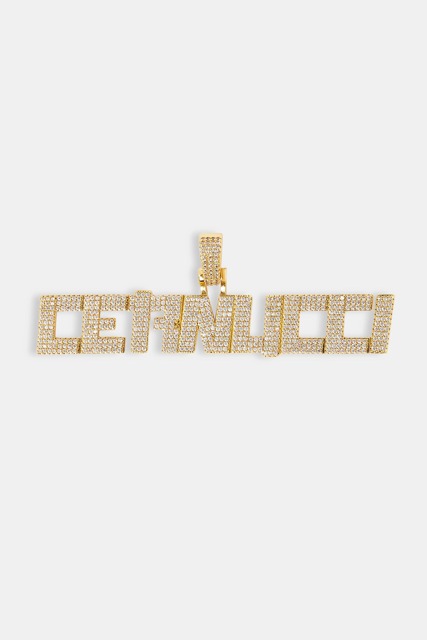 Samurai-Schriftanhänger – 15 mm – Gold