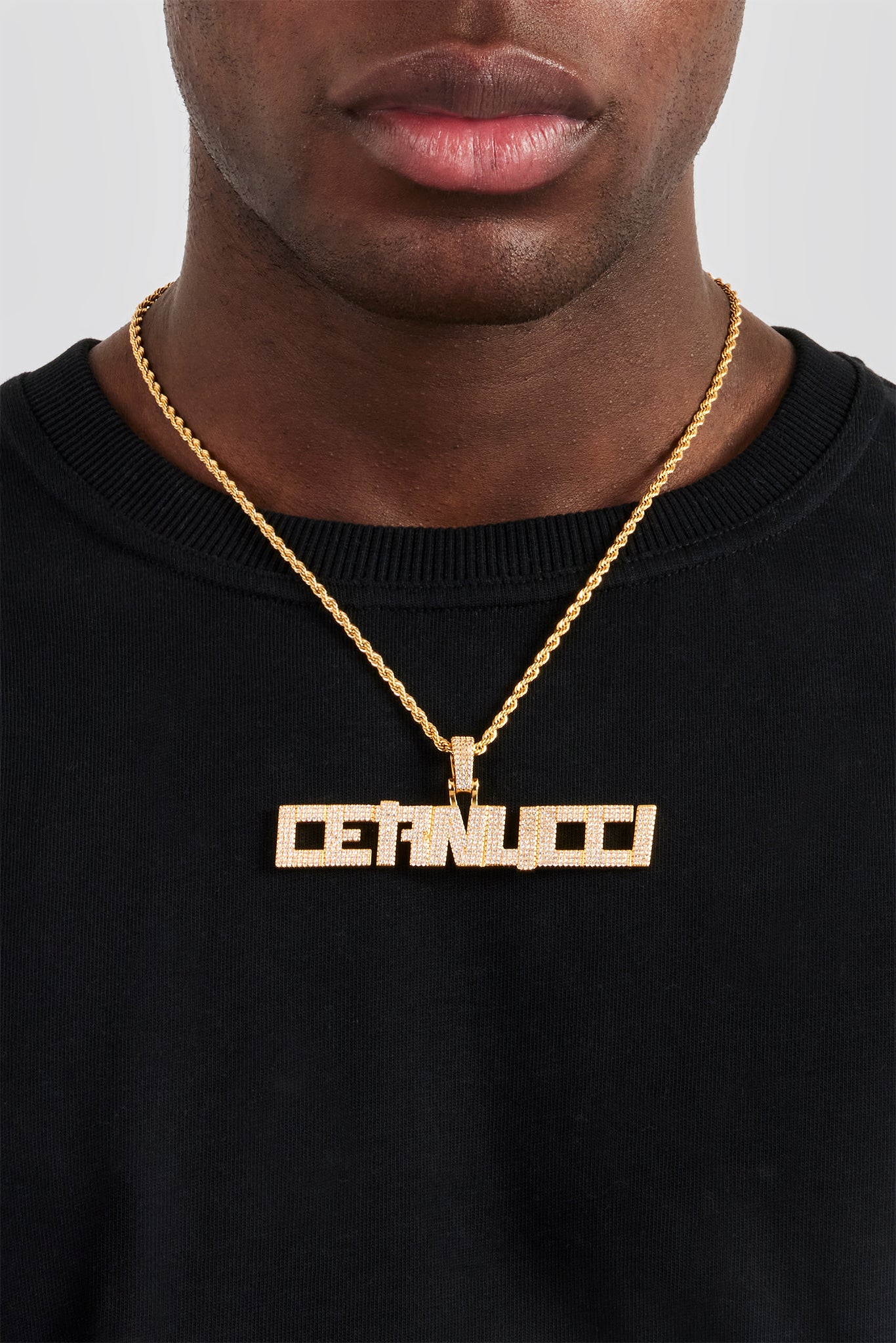 Samurai-Schriftanhänger – 15 mm – Gold