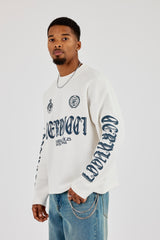 Waffle Santa Cantarina Long Sleeve T-Shirt - Off White