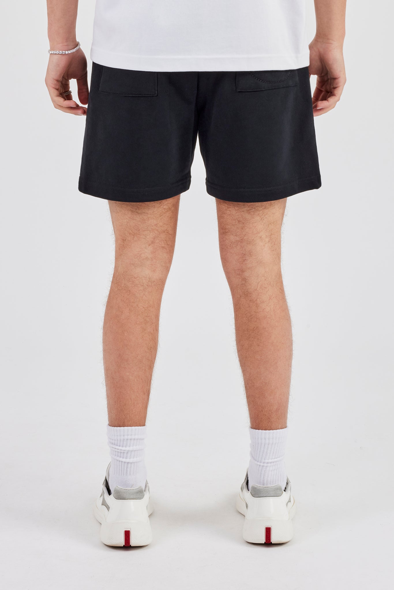 Regular Jersey Shorts - Schwarz