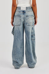 Baggy Carpenter Jeans – Antik-Waschung