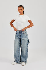 Baggy Carpenter Jeans – Antik-Waschung