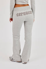 Applique Flared Bottom - Ash Grey
