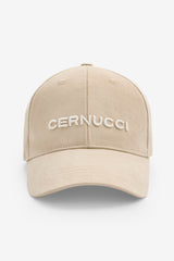 Cernucci bestickte Kappe – Ecru