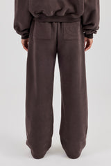 Wide Leg Jogger - Coffee