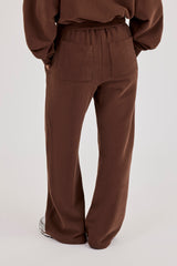 Wide Leg Jogger - Midnight Mocha