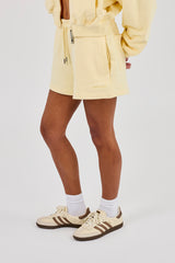 Embroidered Short - Lemon