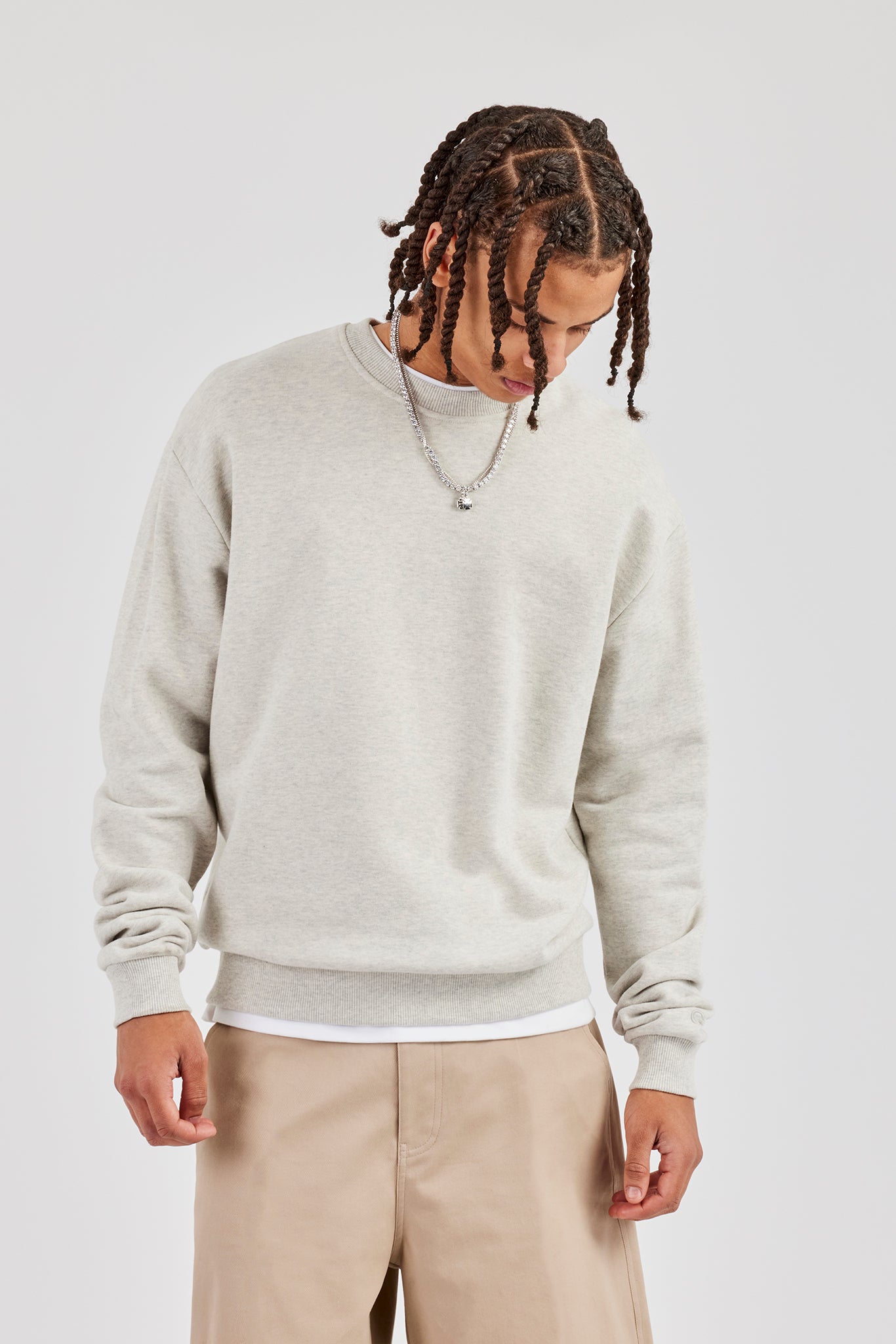 Cernucci Sweatshirt - Aschgrau