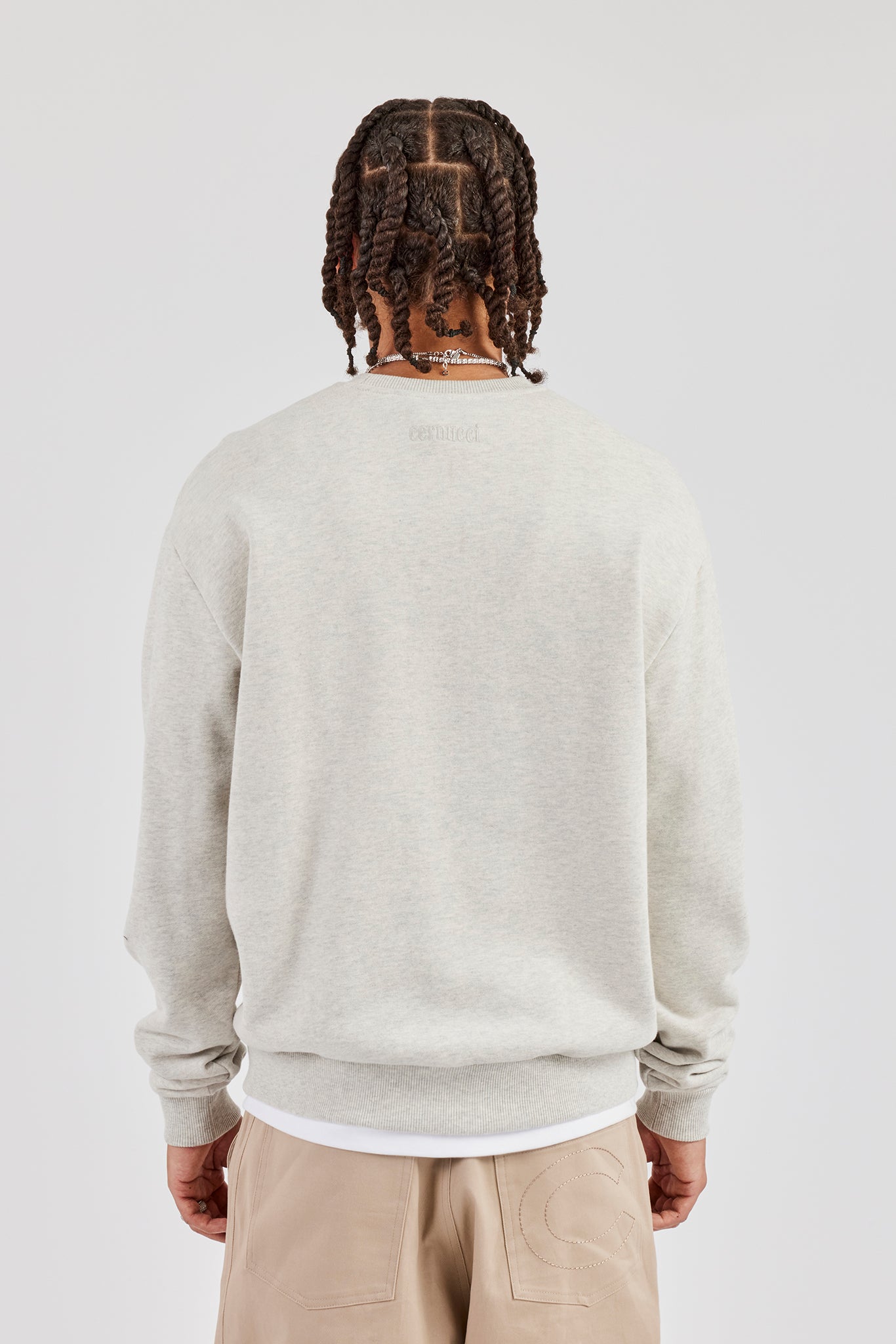 Cernucci Sweatshirt - Aschgrau