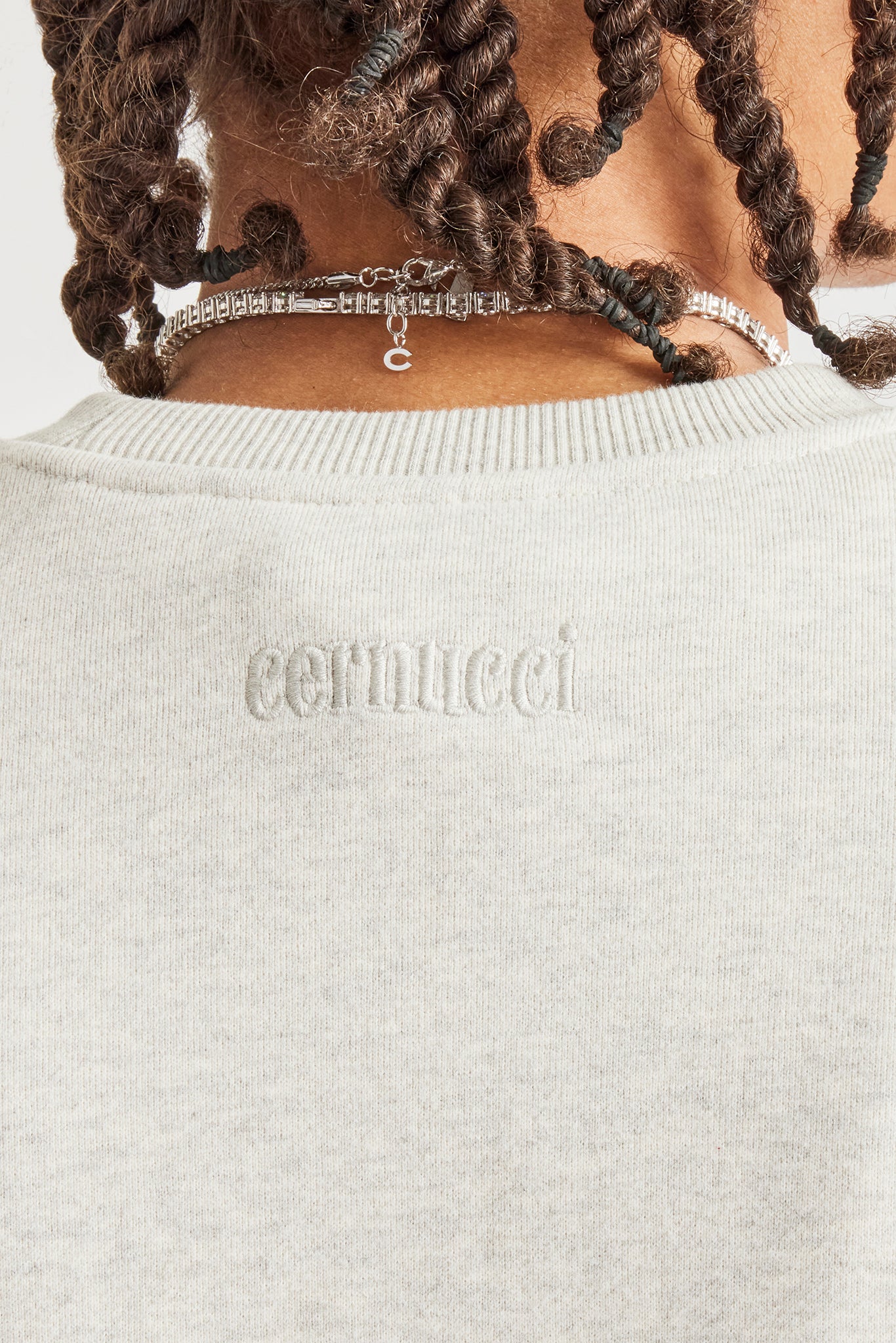 Cernucci Sweatshirt - Aschgrau
