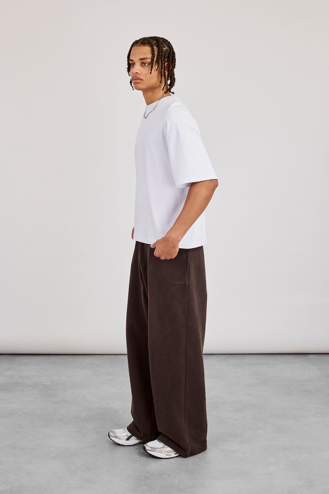 Baggy Fit Jogger - Coffee