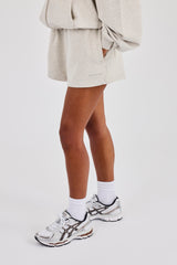 Embroidered Short - Ash Grey