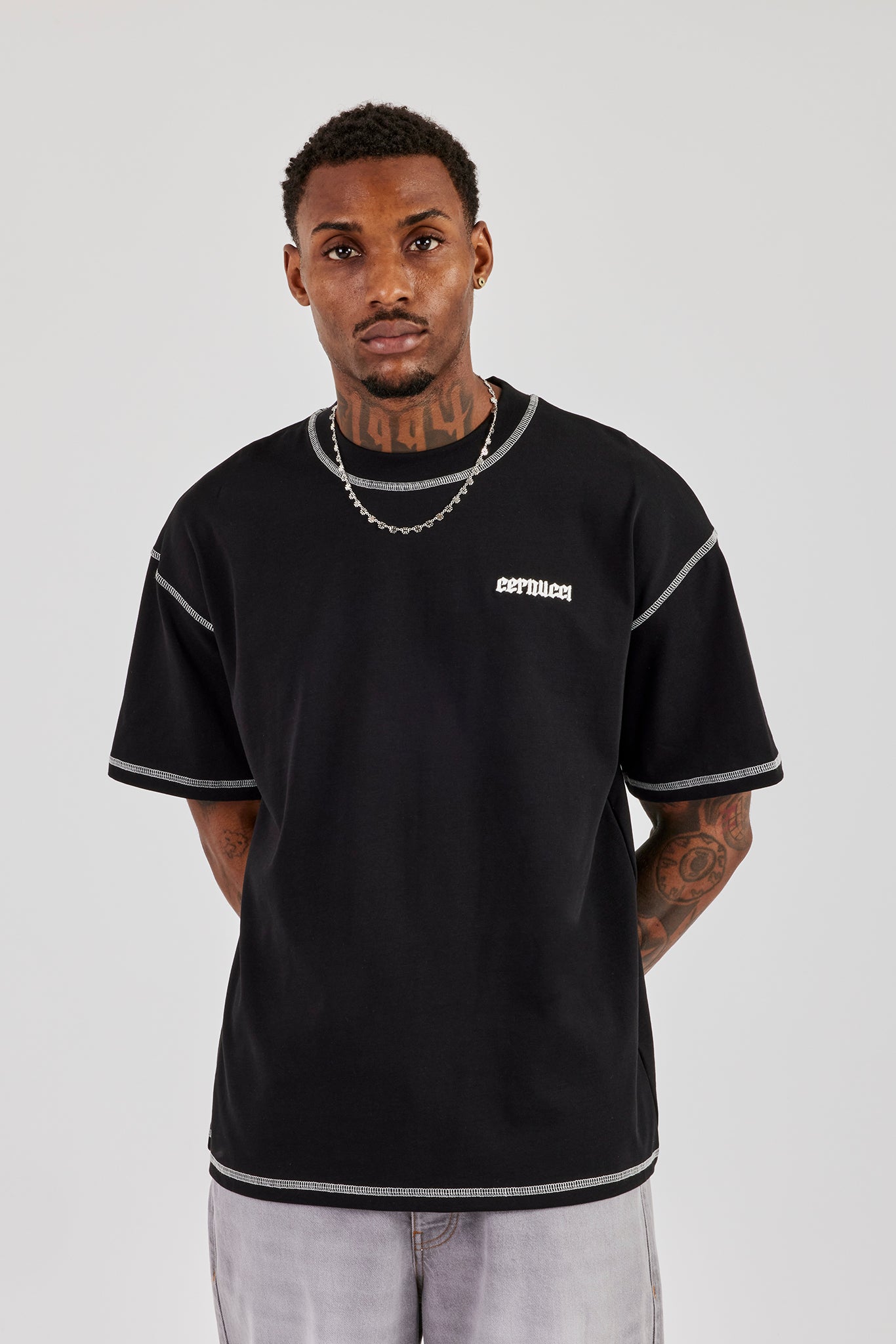 Eagle 86 Oversized T-Shirt - Black