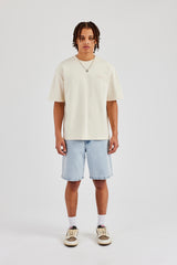 Relaxed Denim Short - Ice Blue