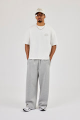 Cernucci Chain Stitch Boxy T-Shirt - Off White