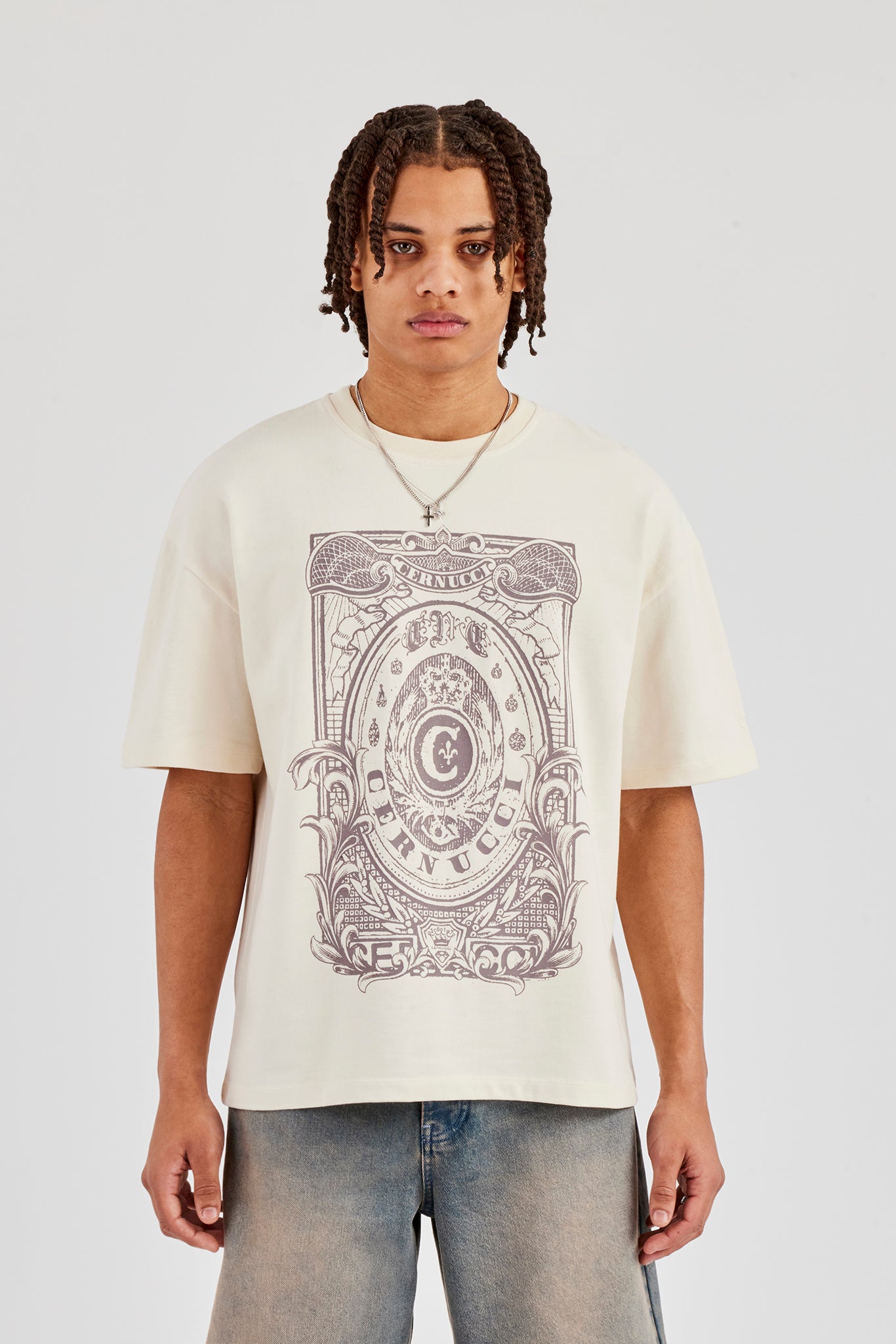 Washed Graphic Print T-Shirt