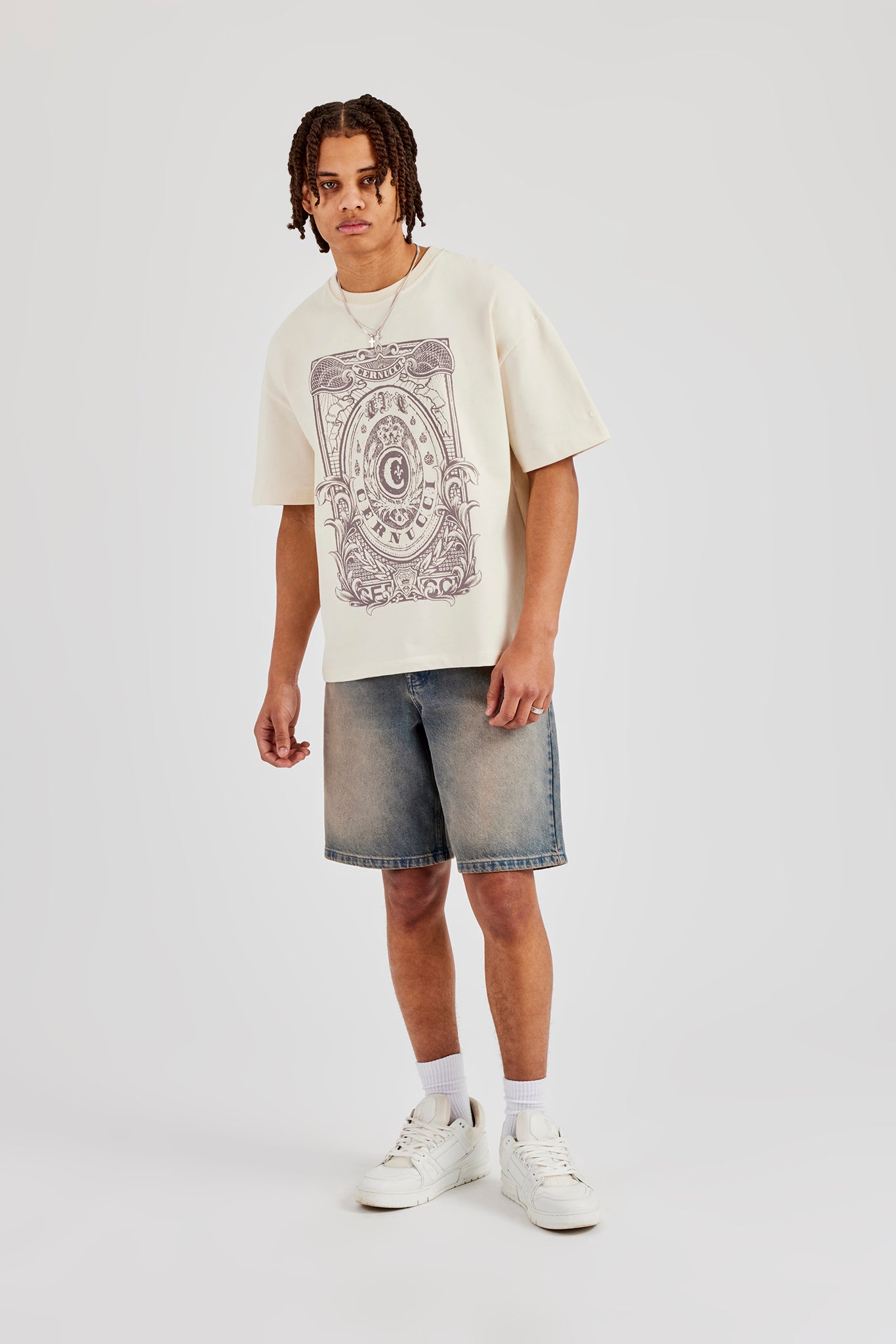 Relaxed Denim Short - Antique Wash