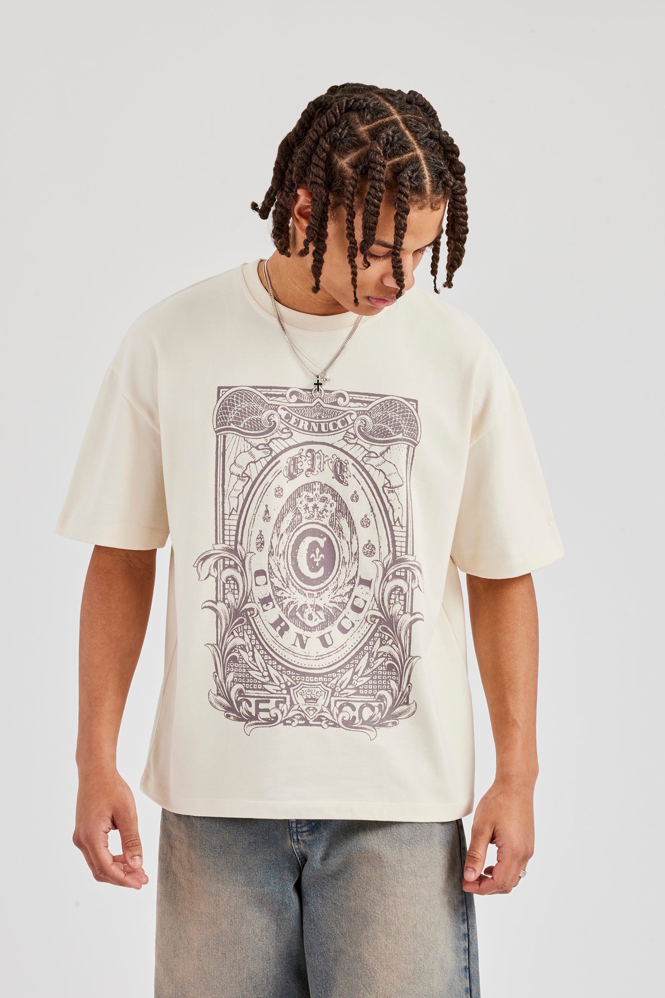 Washed Graphic Print T-Shirt