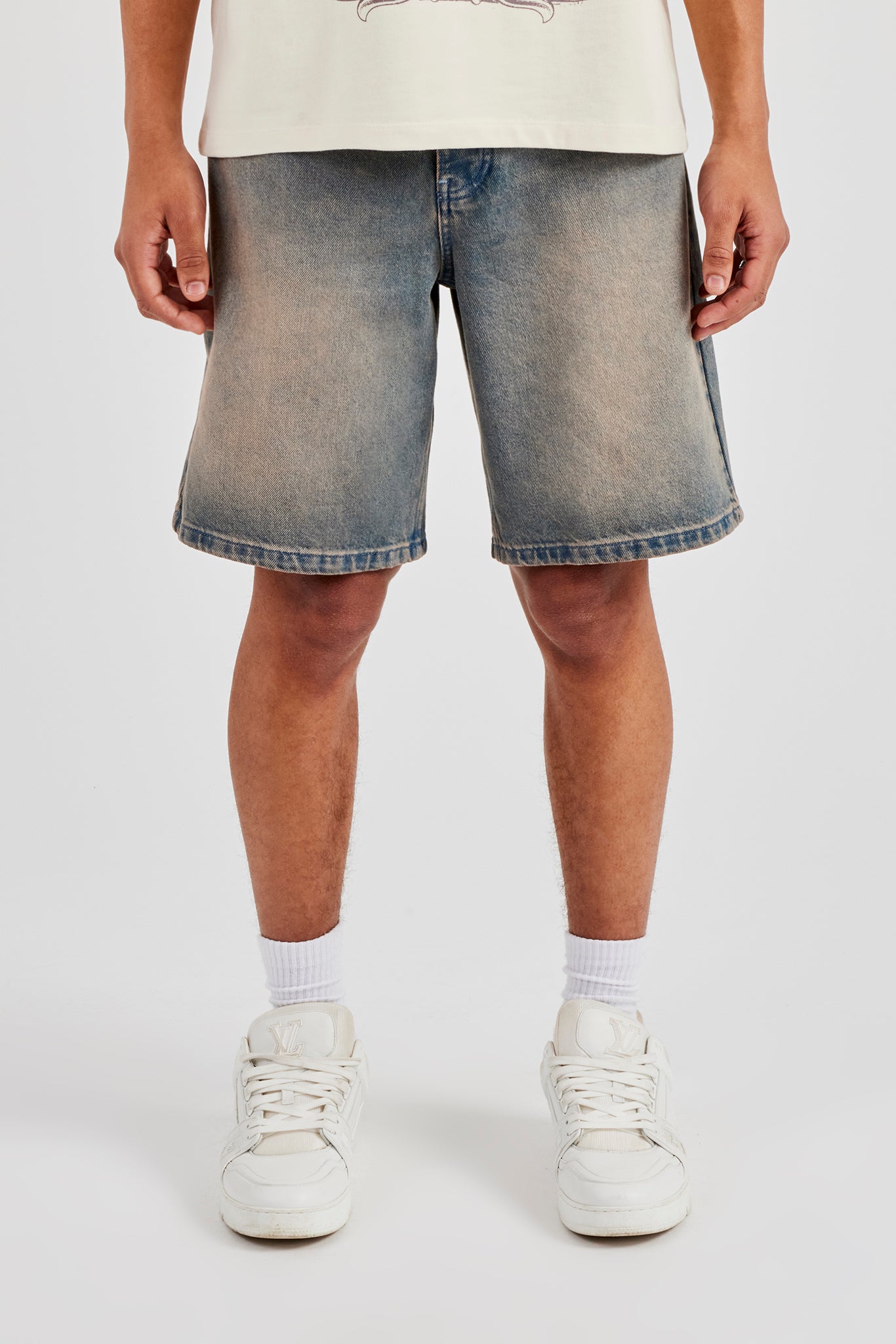Relaxed Denim Short - Antique Wash