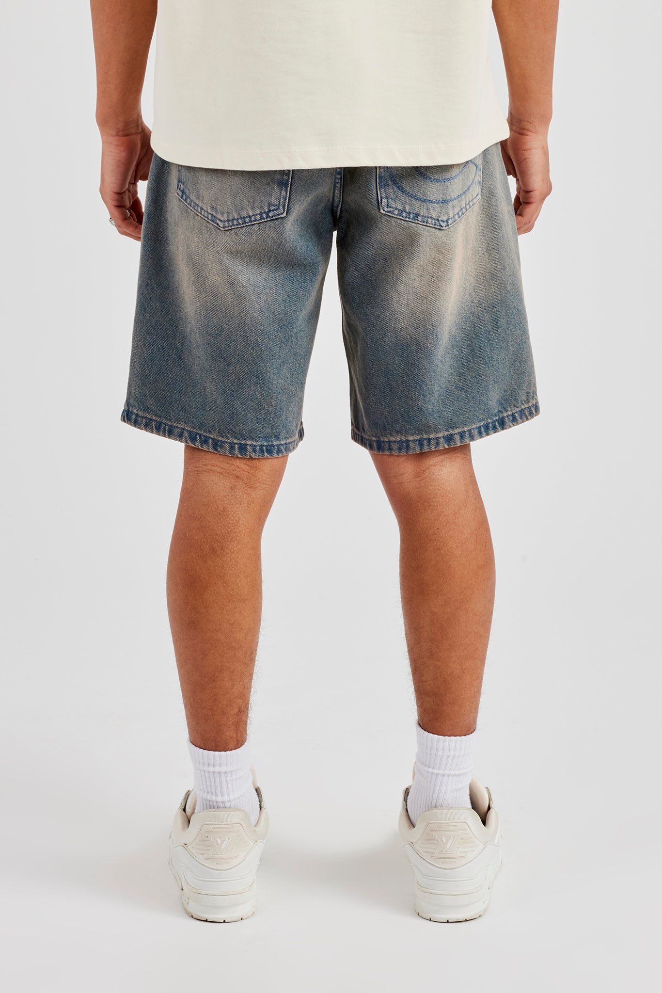 Relaxed Denim Short - Antique Wash